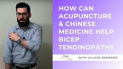 acupuncture for bicep tendinopathy shoulder pain